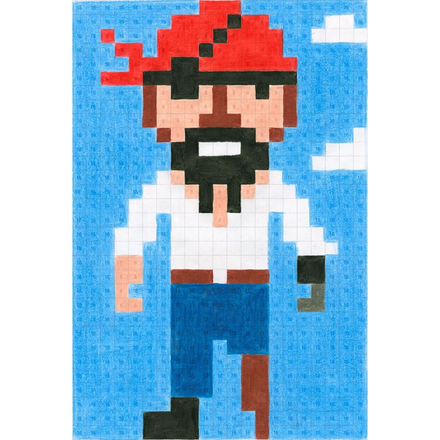 Faber-Castell - Ausmalheft Pixel-it  mit 32 Motiven