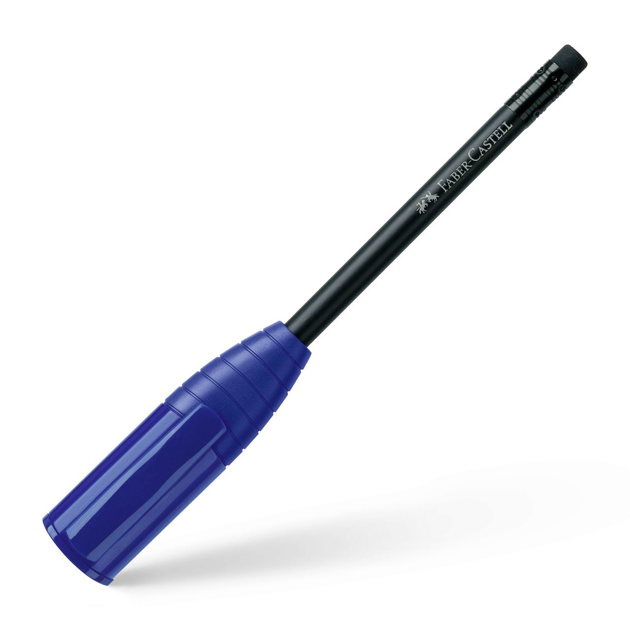 Faber-Castell - Perfekter Bleistift III mit eingebauter Spitzerbox, blau