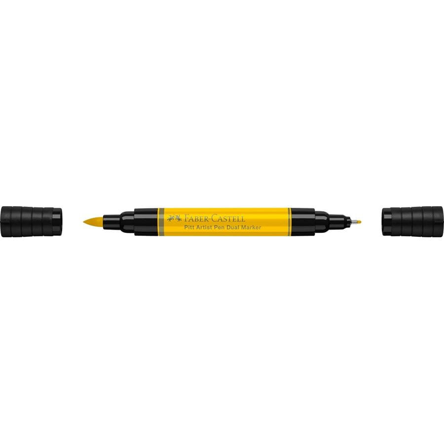 Faber-Castell - Pitt Artist Pen Dual Marker Tuschestift, kadmiumgelb