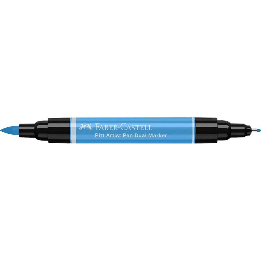 Faber-Castell - Pitt Artist Pen Dual Marker Tuschestift, smalteblau