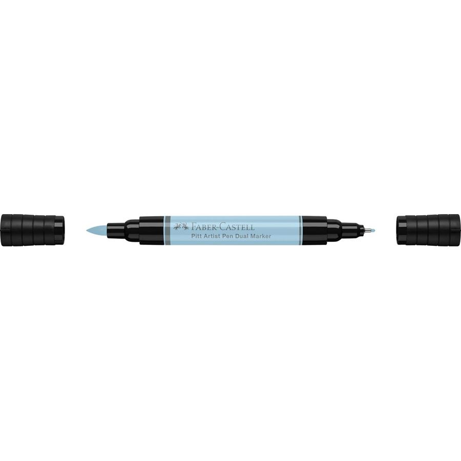 Faber-Castell - Pitt Artist Pen Dual Marker Tuschestift, eisblau