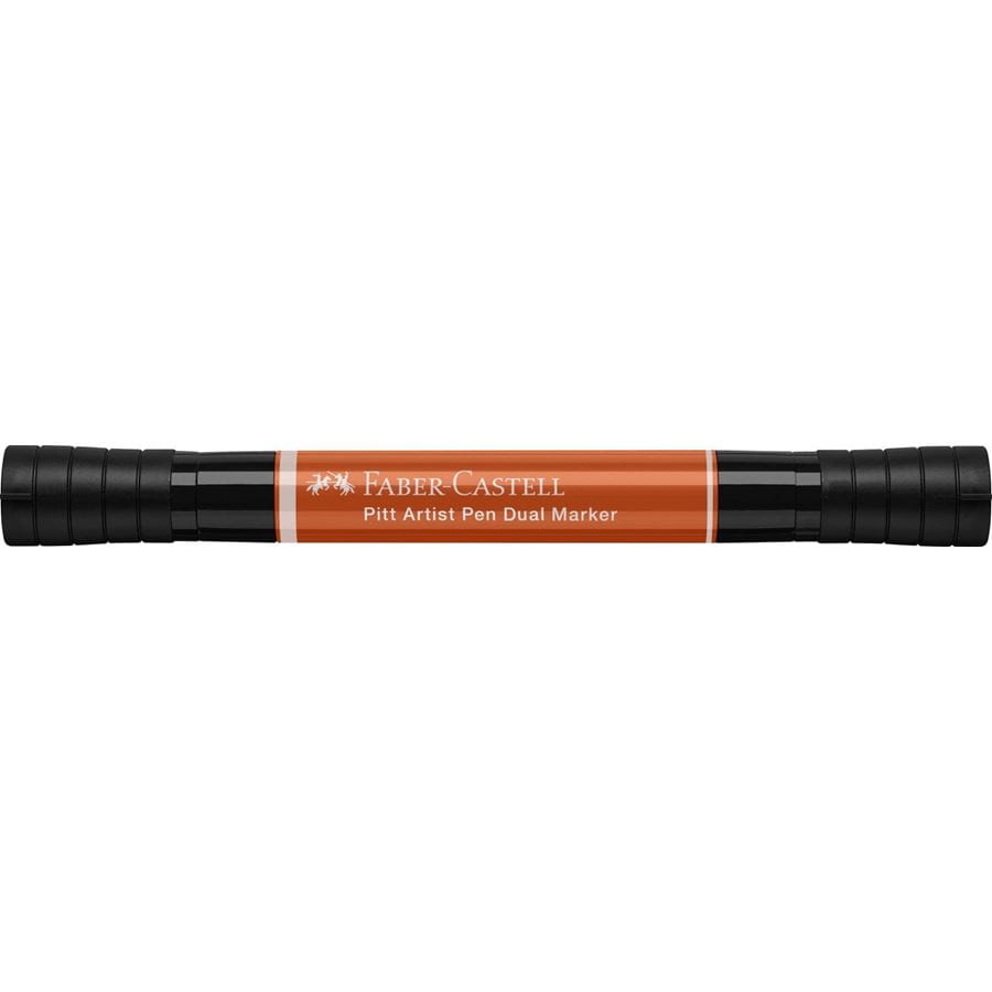 Faber-Castell - Pitt Artist Pen Dual Marker Tuschestift, rötel