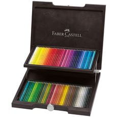 Faber-Castell - Polychromos Farbstift, 72er Holzkoffer