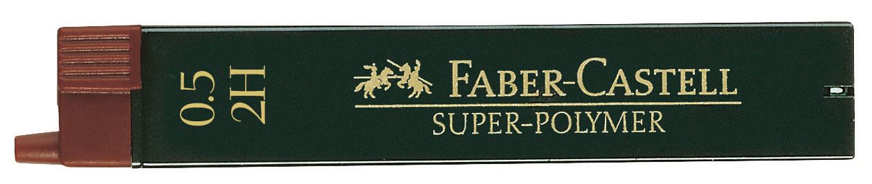 Faber-Castell - Super-Polymer Feinmine, 2H, 0.5 mm 