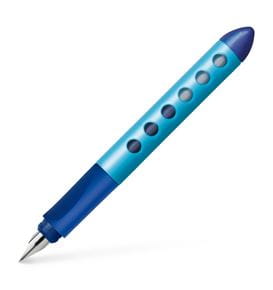 Faber-Castell - Scribolino Schulfüller, Rechtshänder, blau