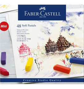 Faber-Castell - Softpastellkreiden mini, 48er Etui