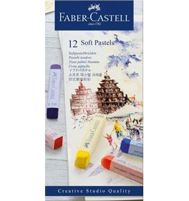 Faber-Castell - Softpastellkreiden, 12er Etui