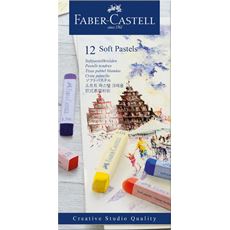 Faber-Castell - Softpastellkreiden, 12er Etui