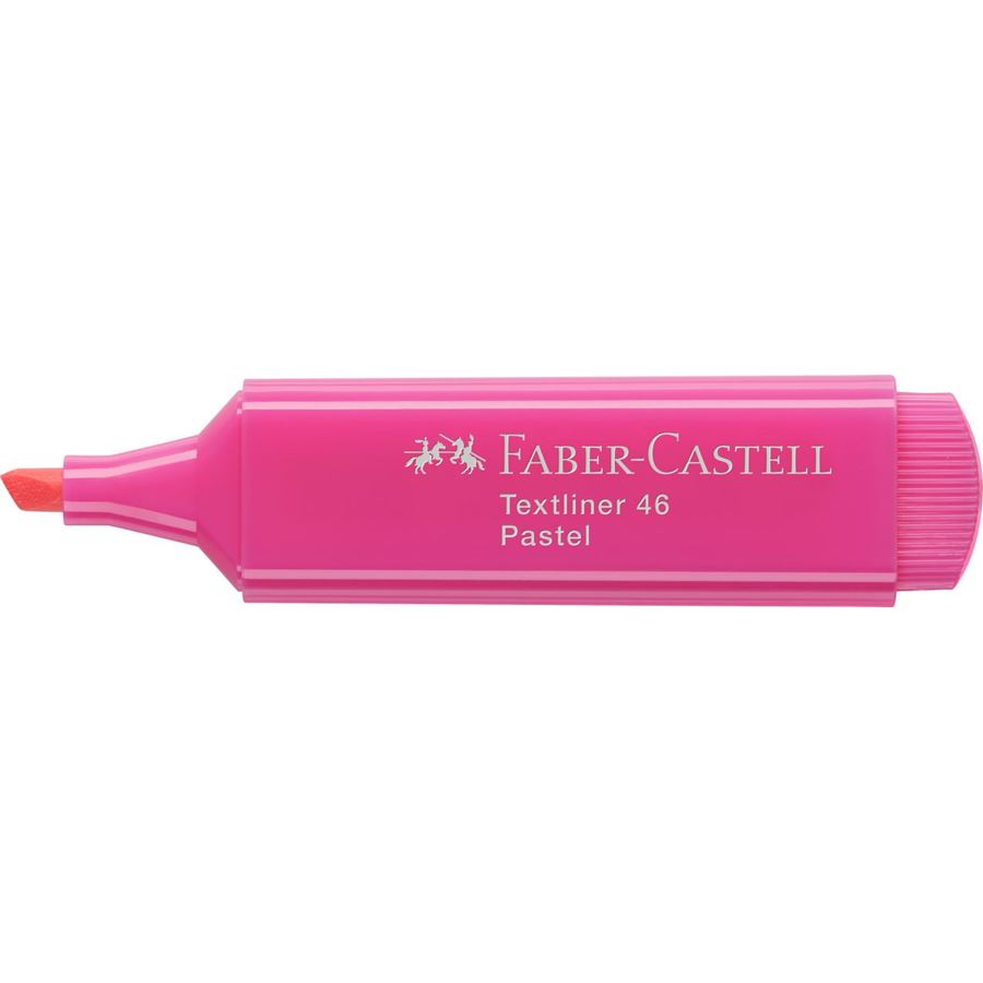 Faber-Castell - Textliner 46 Pastell, purpurrosa