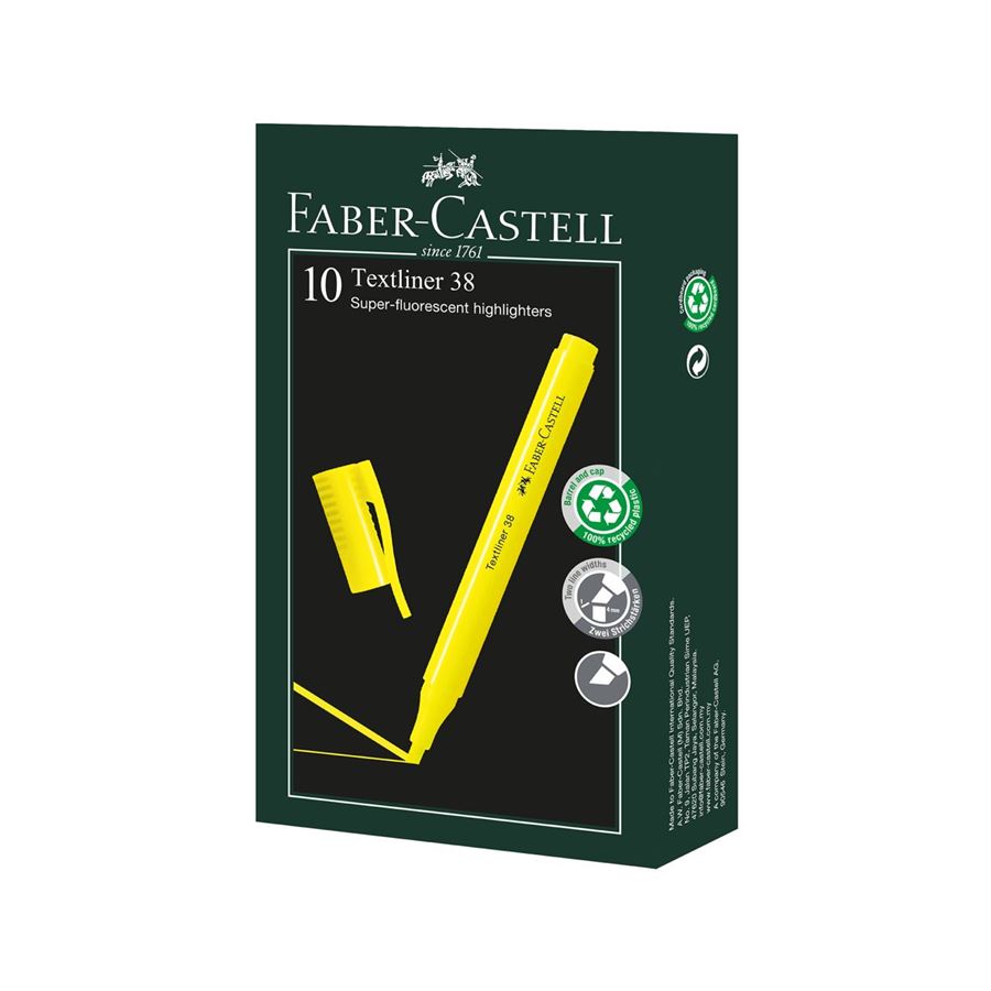 Faber-Castell - Textliner 38, gelb