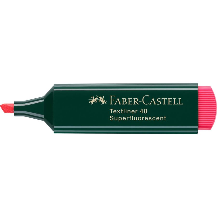 Faber-Castell - Textliner 48 Superfluorescent, rot