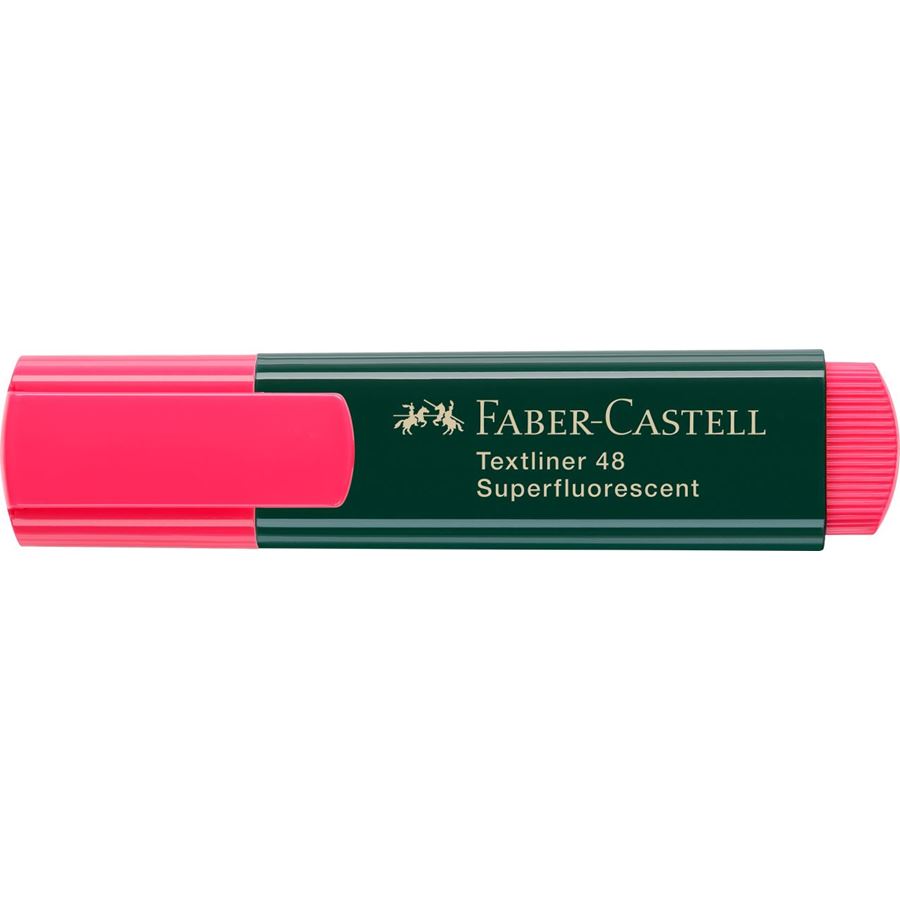 Faber-Castell - Textliner 48 Superfluorescent, rot