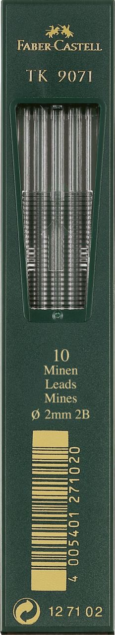 Faber-Castell - TK 9071 Fallmine, 2B, Ø 2 mm