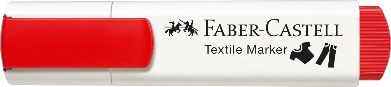 Faber-Castell - Textilmarker, 5 Basisfarben