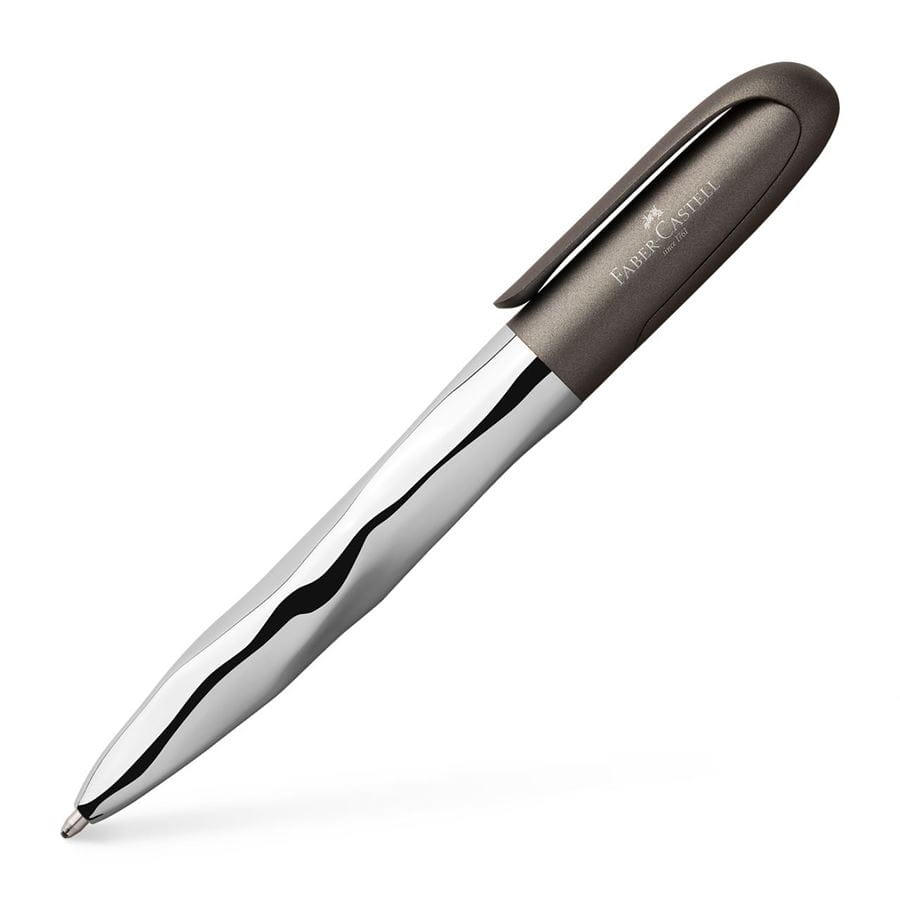 Faber-Castell - n'ice pen Metallic Drehkugelschreiber, XB, grau